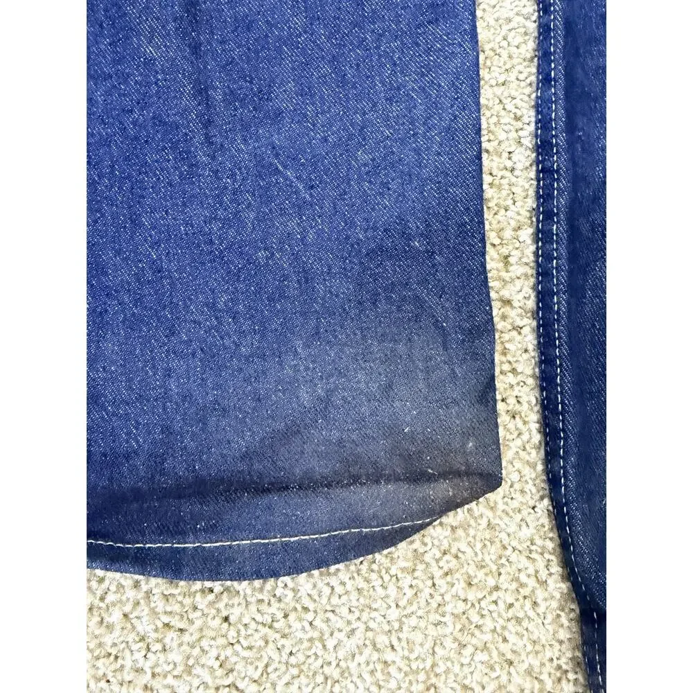 Dickies Bib Overalls Mens 2XL Blue Denim Jean Carpenter Utility Workwear - Picture 5 of 12